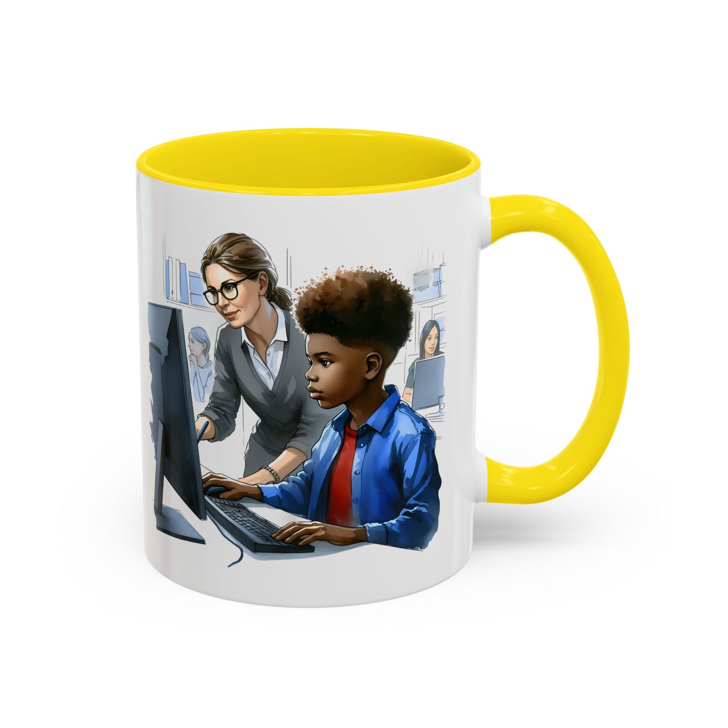 Empowering Desk Coffee Mug with Inspirational Design, Work Mug, Office Decor, Motivational Gift, Teacher Appreciation