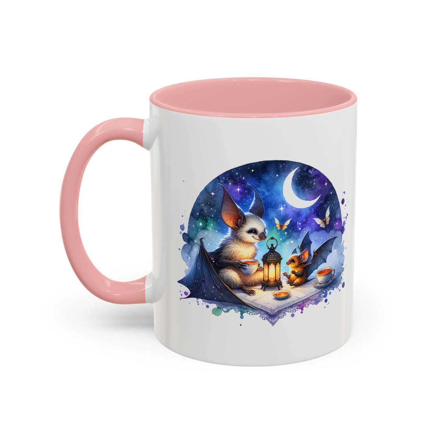 Whimsical Nighttime Coffee Mug: Enchanting Animal Design for Cozy Moments, Gift for Animal Lovers, Unique Home Decor, Special Occasions