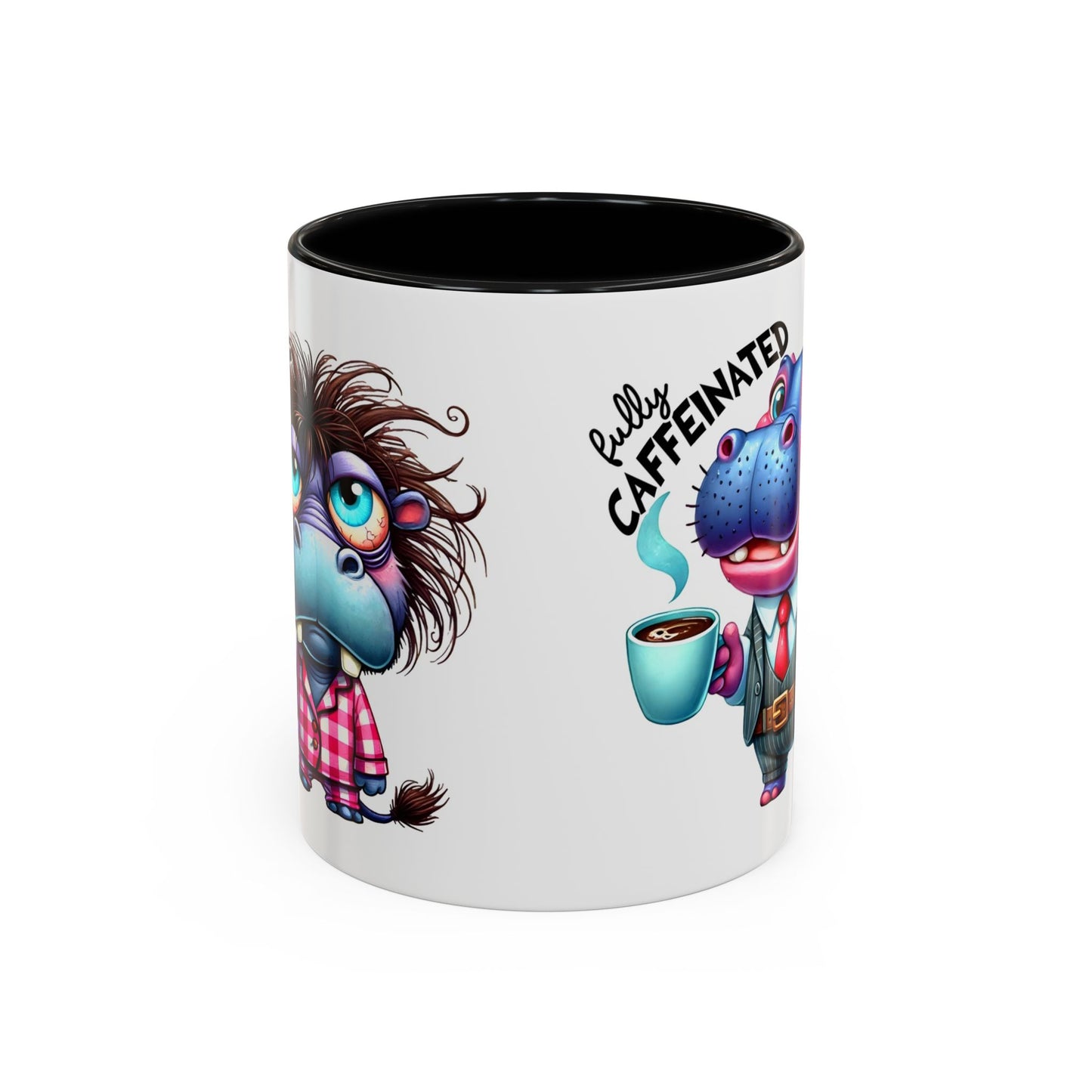 Whimsical Coffee Mug, Fun Animal Characters, Perfect Gift for Coffee Lovers, Quirky Office Decor, Birthday, Christmas