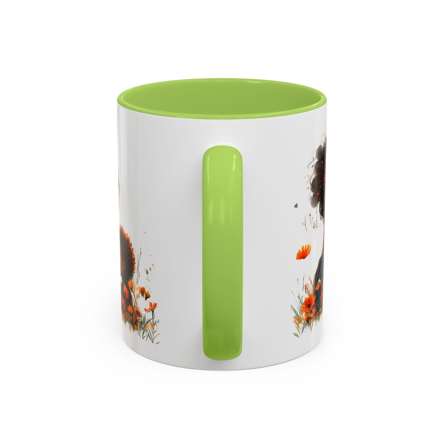 Floral Mom and Child Coffee Mug - Perfect Gift for Mother's Day, Family Moments, Tea Lover, Floral Decor, Kitchenware