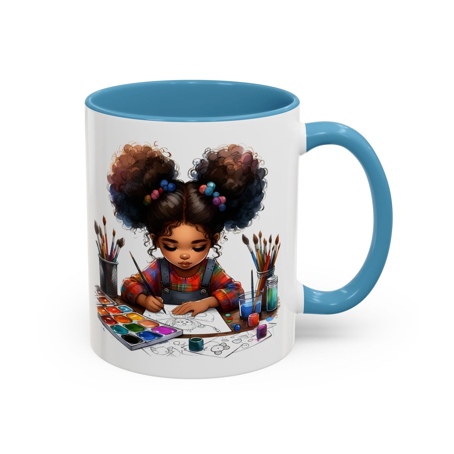 Creative Artist Coffee Mug, Colorful Art Mug, Gift for Artists, Studio Mug, Hot Beverage Cup, Unique Drinkware