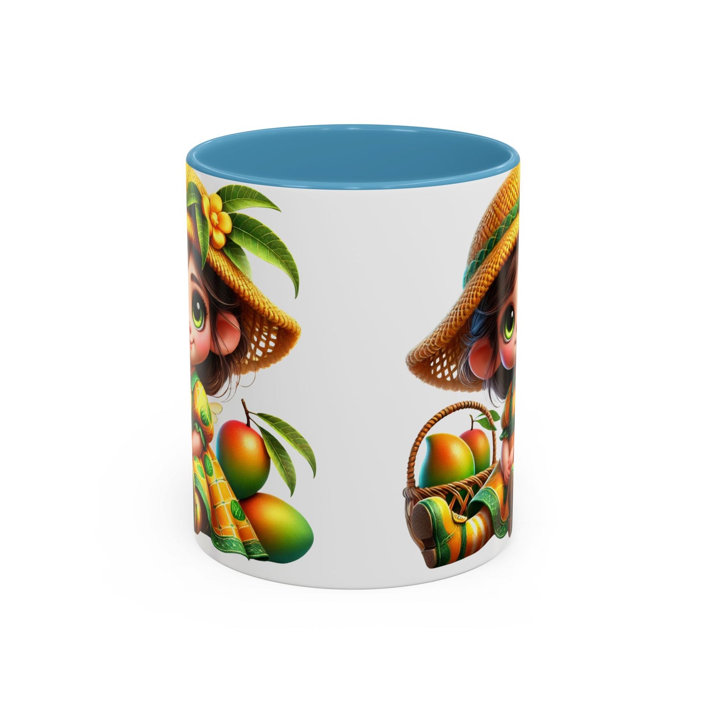 Whimsical Fruit-Themed Accent Coffee Mug - 11 & 15oz