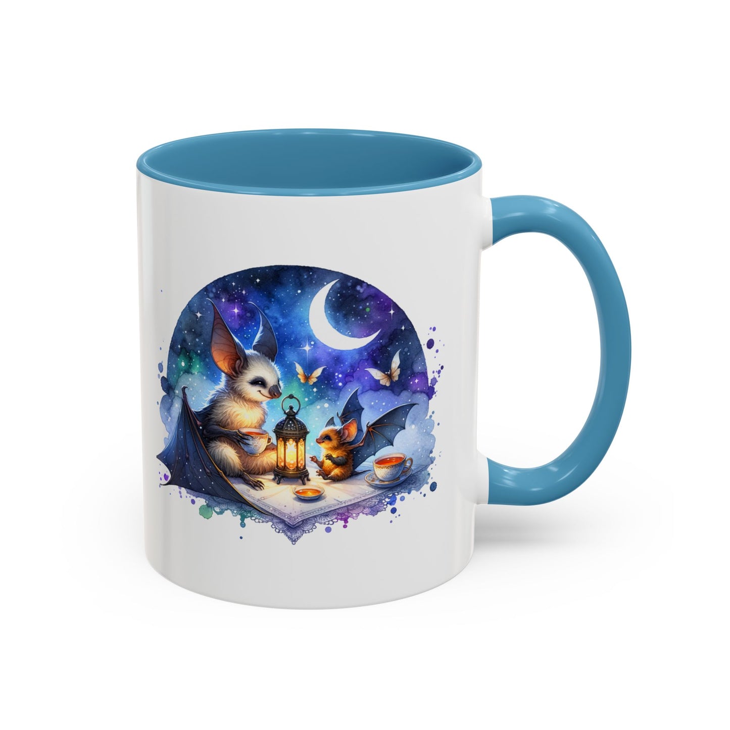 Whimsical Nighttime Coffee Mug: Enchanting Animal Design for Cozy Moments, Gift for Animal Lovers, Unique Home Decor, Special Occasions