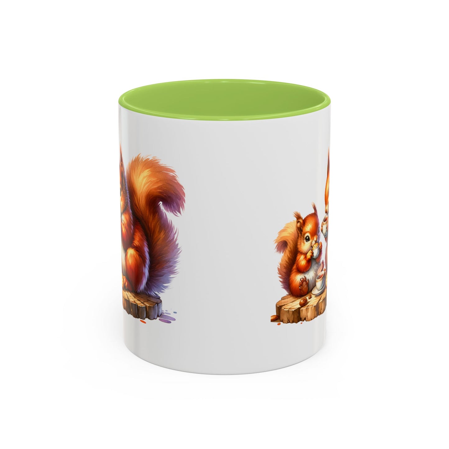 Whimsical Squirrel Coffee Mug - Perfect Gift for Animal Lovers, Cute Kitchen Decor, Hot Beverage Lover's Cup, Cozy Vibe Mugs