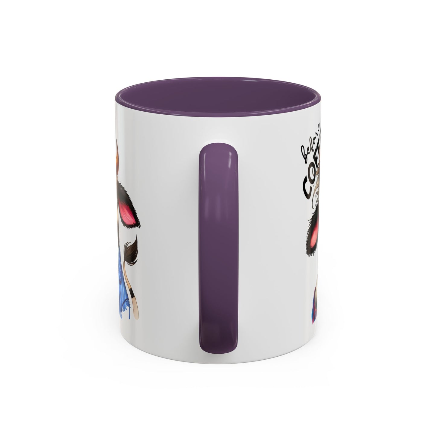 Caffeinated Cow Mug, Cute Animal Coffee Cup, Farmhouse Kitchen Gift, Fun Ceramic Mug for Coffee Lovers, Unique Drinkware for Holidays