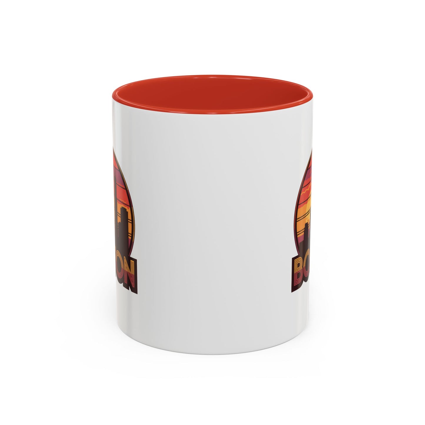 Boston Sunset Accent Coffee Mug, Unique Gift for Boston Lovers, Travel Souvenir, Home Decor, Coffee Lover's Gift, 11oz 15oz Options