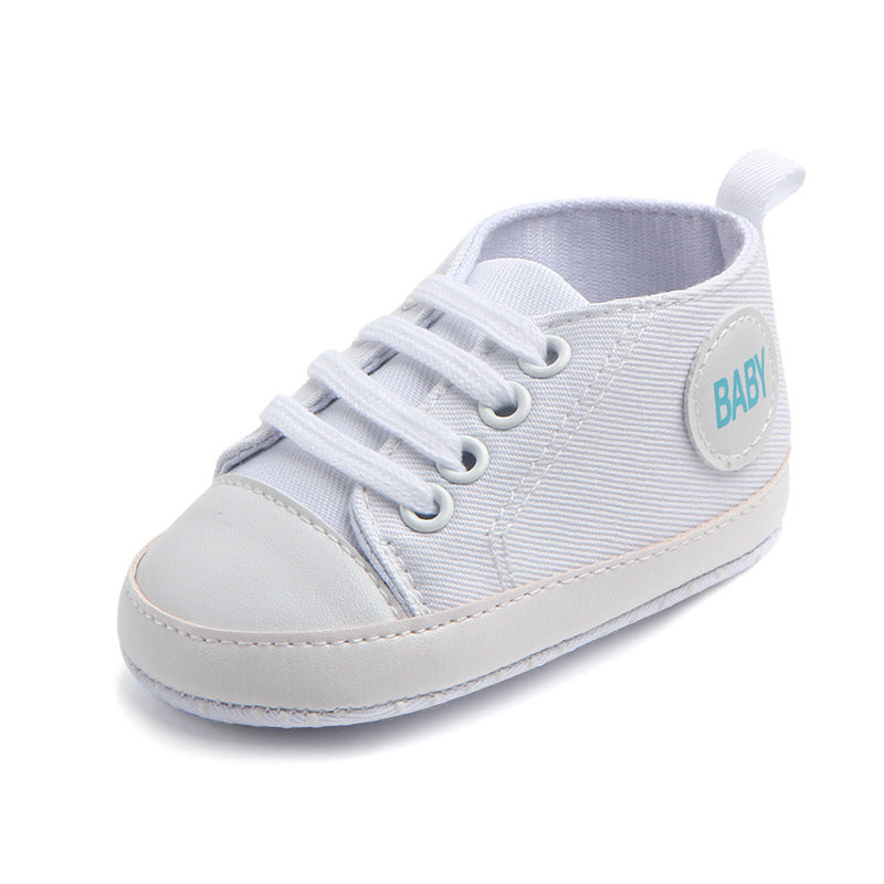 Toile Classique Sport Sneakers Bébé Garçons Filles Premiers Marcheurs Chaussures Infant Toddler Semelle Souple Anti-glissement Bébé Chaussures