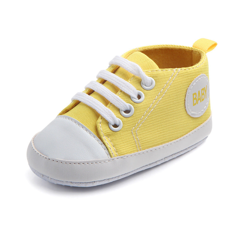 Toile Classique Sport Sneakers Bébé Garçons Filles Premiers Marcheurs Chaussures Infant Toddler Semelle Souple Anti-glissement Bébé Chaussures