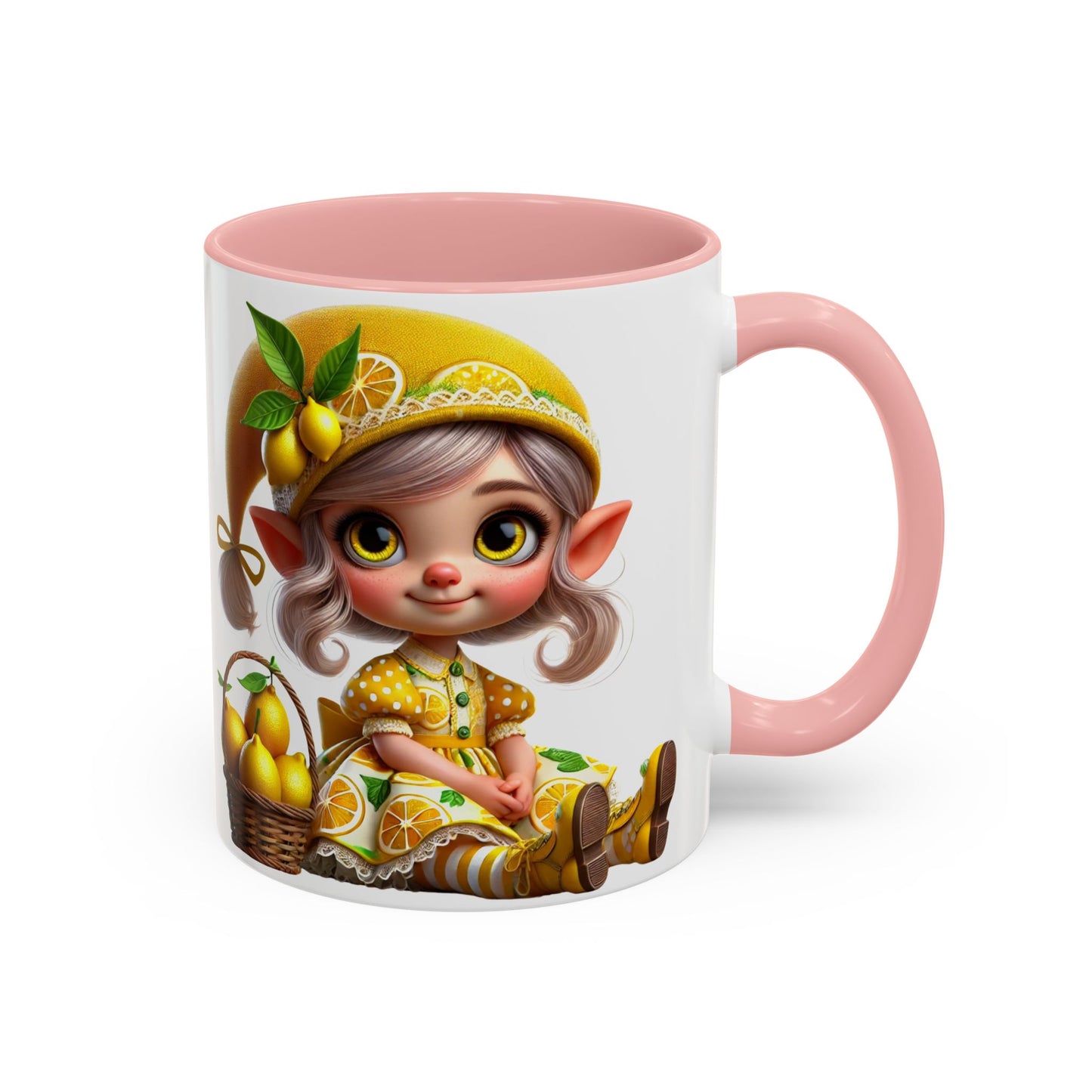 Whimsical Lemon Elf Coffee Mug - Perfect Gift for Spring & Summer