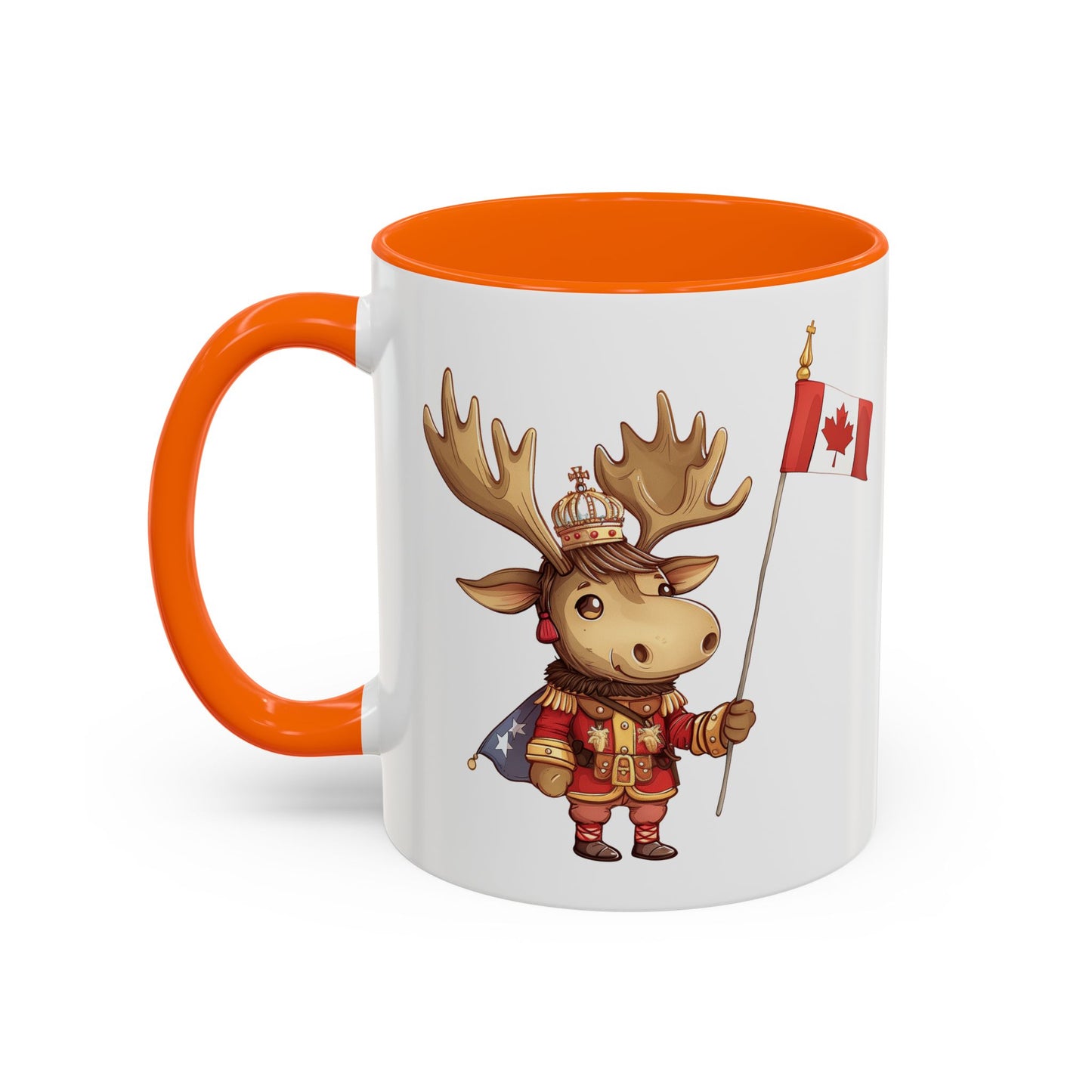 Canada Moose Accent Coffee Mug, Funny Moose Mug, Canadian Gift, Cute Animal Mug, Canada Day Mug, Holiday Coffee Cup