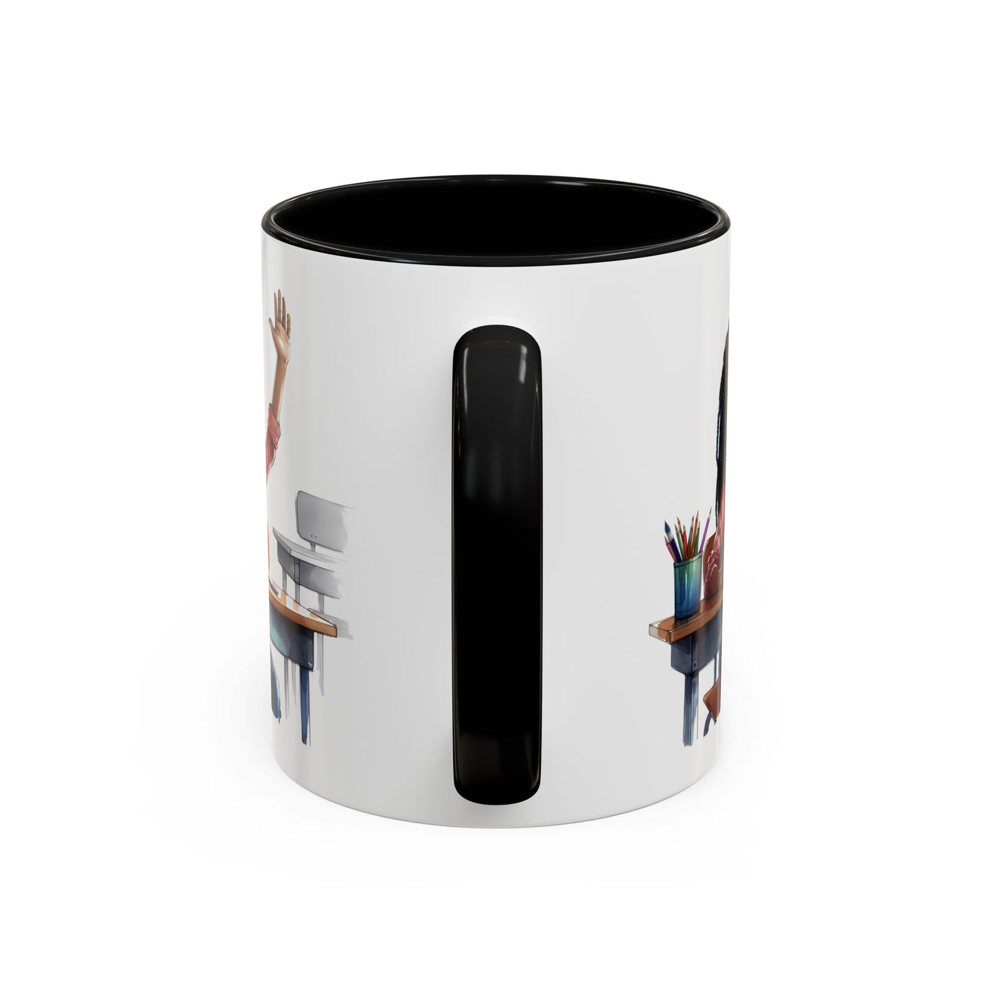 Cheerful Kids' Coffee Mug, Classroom Theme, Back to School Gift, Teacher Appreciation, Personalized Drinkware, Cute Art for Kids