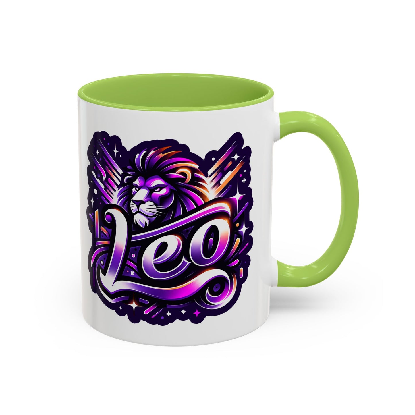 Vibrant Zodiac Leo Coffee Mug, Astrology Gift, Personalized Mug for Leo, Birthday Gift, Unique Home Décor