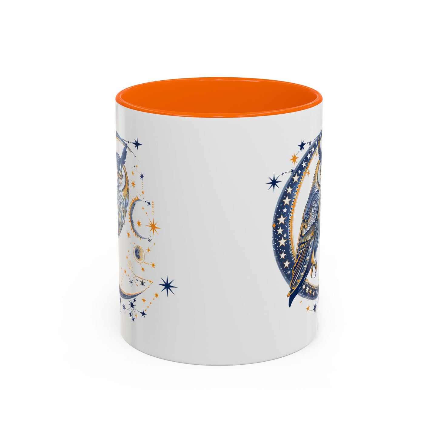Celestial Owl Coffee Mug | Starry Night Mug, Astrology Gift, Owl Lover Cup, Unique Drinking Vessel, Enchanted Home Decor