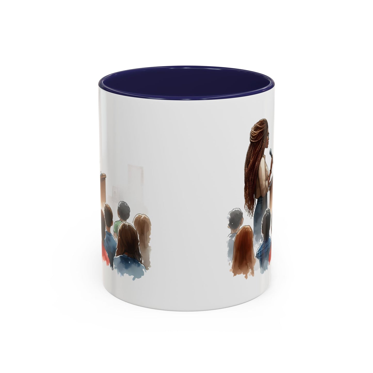 Inspirational Accent Coffee Mug - Motivational Gift for Speakers, Teachers, Coaches; Perfect for Coffee Lovers, Office Decor, Quote Mug