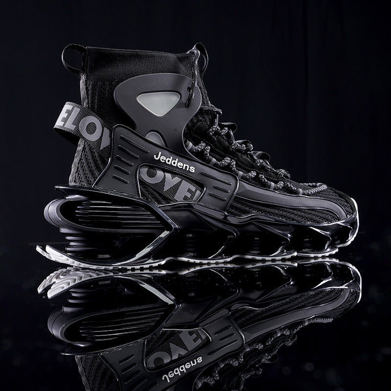 Hommes Chaussures à semelles Épaisses de Hauteur Augmenter Chaussures Hommes À La Mode de Basket-Ball Sneakers