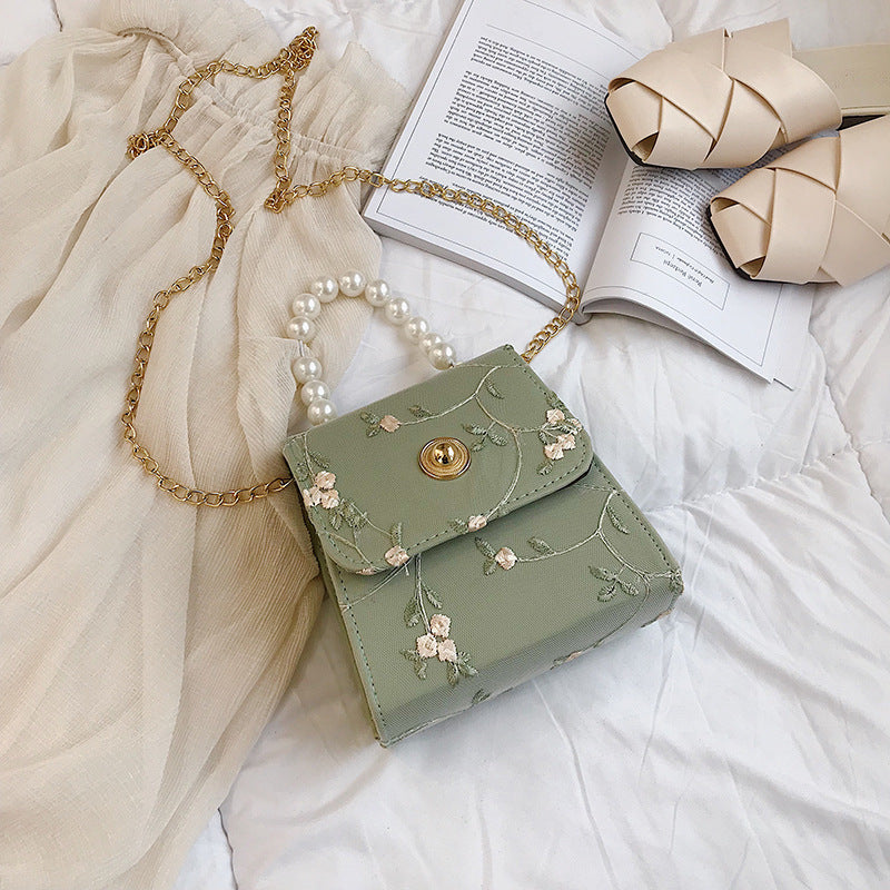 Small square bag fashion rhombus chain shoulder bag