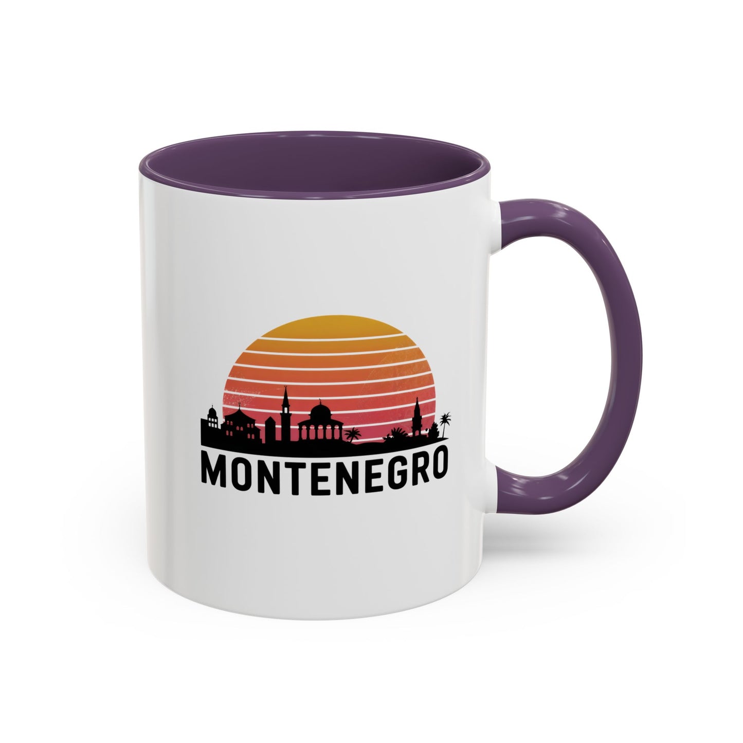 Montenegro Sunset Coffee Mug, Unique Black Accent Mug, Gift for Coffee Lovers, Travel Mug, Home Decor, Souvenir