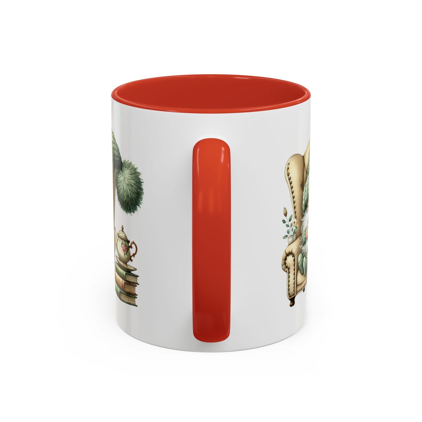 Cozy Gnome Accent Coffee Mug, Cute Gnome Mug, Winter Coffee Cup, Gift for Gnome Lovers, Gnome Decor, Funny Coffee Mug