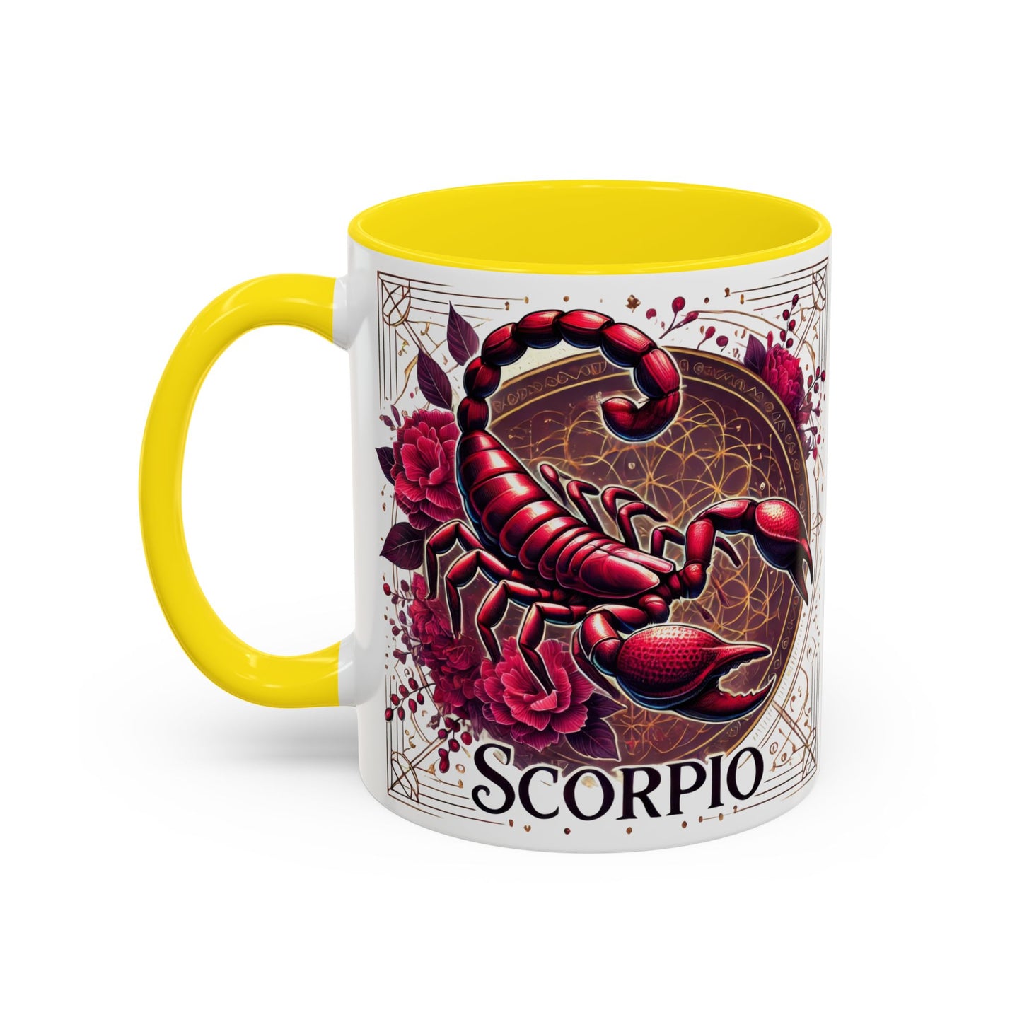 Scorpio Zodiac Accent Coffee Mug - Astrology Gift for Scorpios