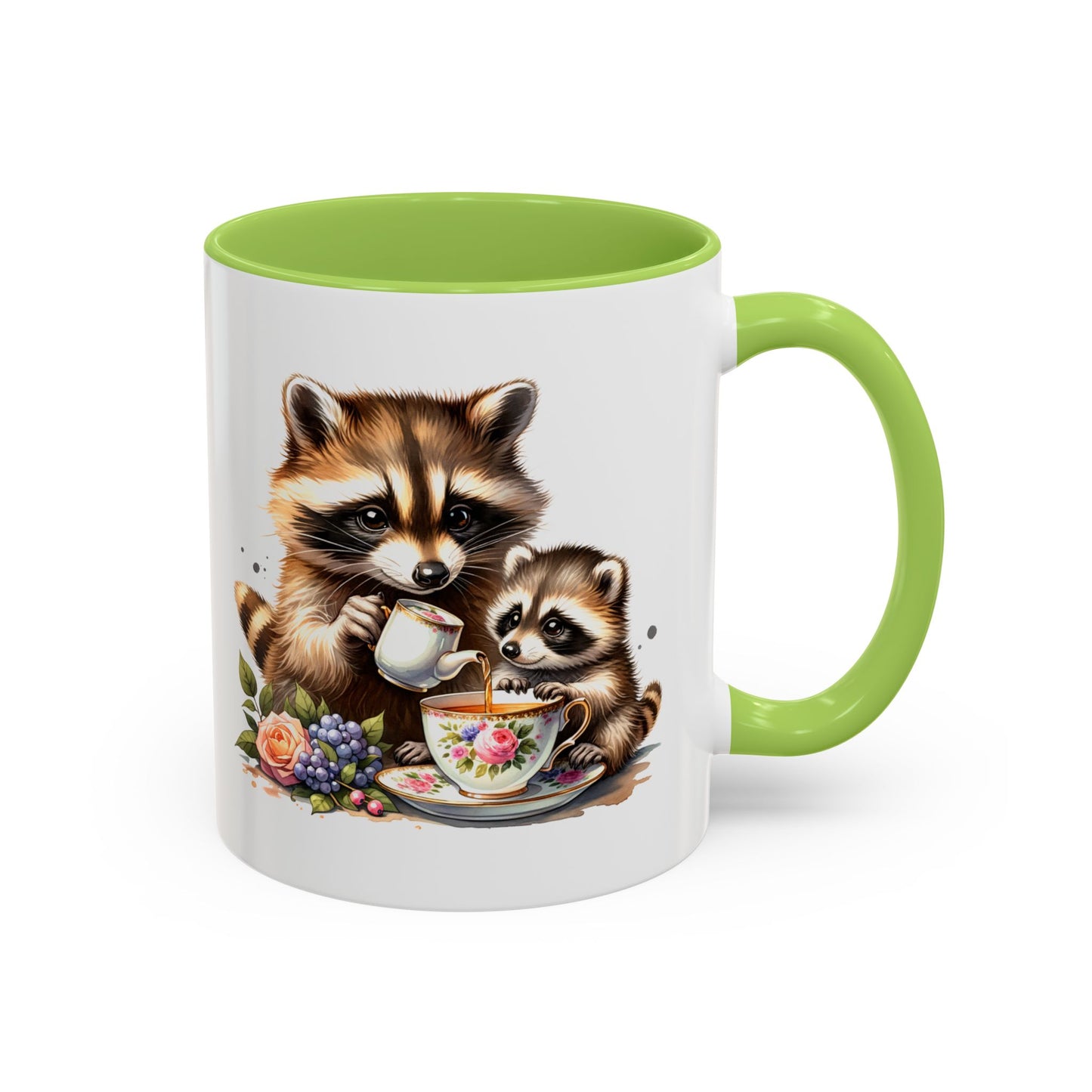 Whimsical Raccoon Coffee Mug - Perfect Gift for Animal Lovers, Cute Kitchen Decor, Tea Lovers, Nature Enthusiasts, Mother's Day