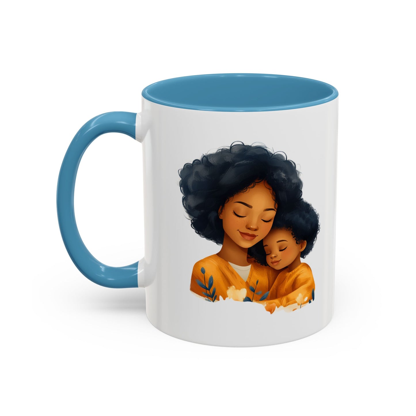 Warm Embrace Coffee Mug - Celebrating Love, Mom Gift, Unique Artwork, Cozy Home Decor, Perfect for Mother's Day, Tea Lover