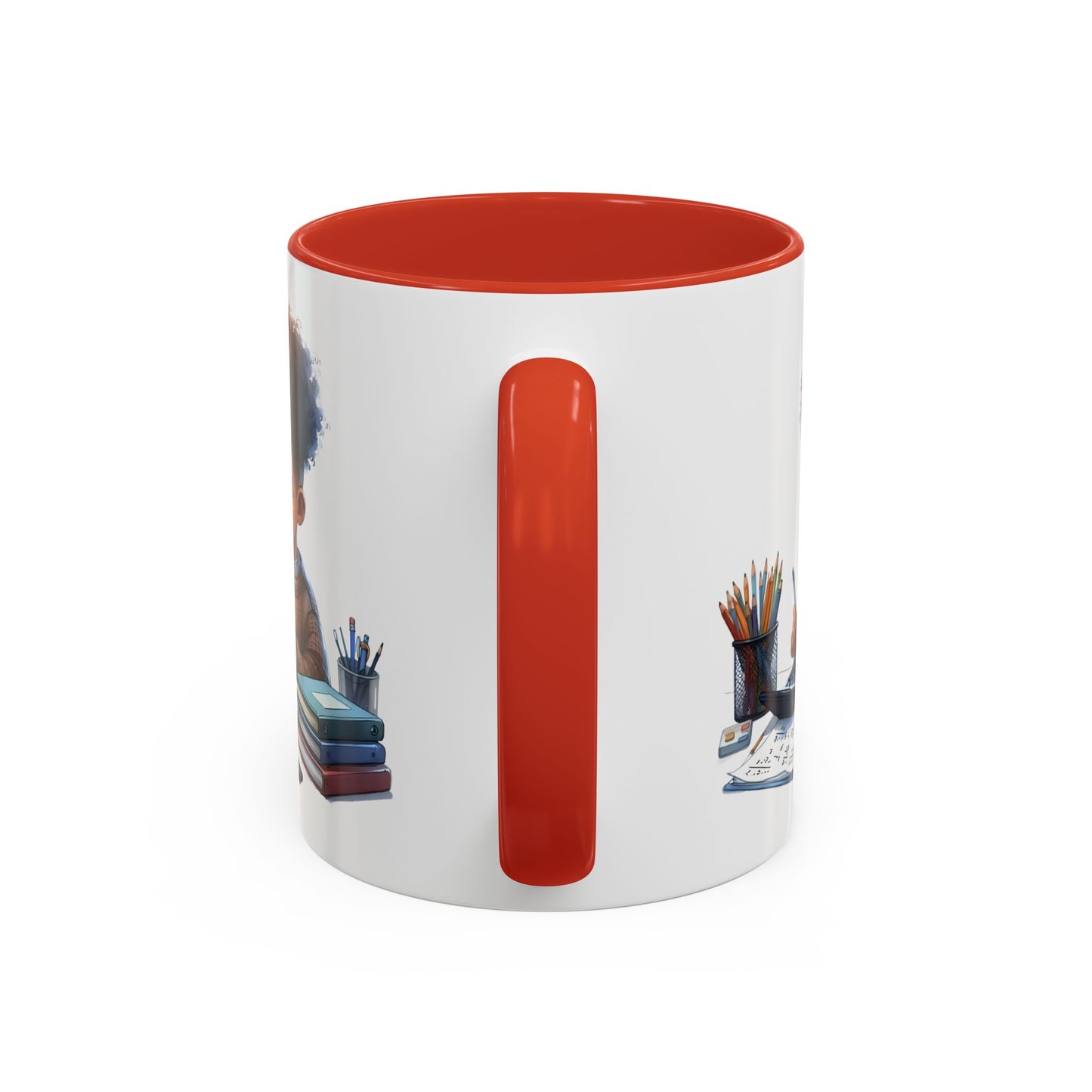 Charming Study Buddy Coffee Mug, Cute Gift for Students, Writers, Back to School, Personalized Teacher Gift, Unique Desk Decor