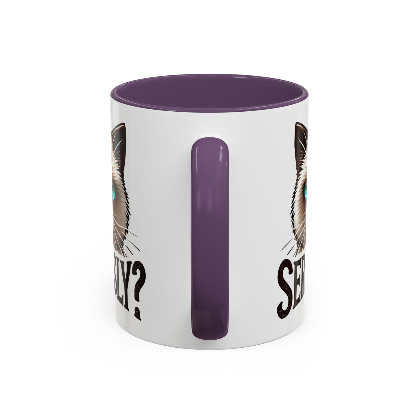 Funny Cat Accent Coffee Mug | Gift for Cat Lovers | Unique Ceramic Mug | Quirky Kitchen Decor | Humor Mug | Cat Person Gift