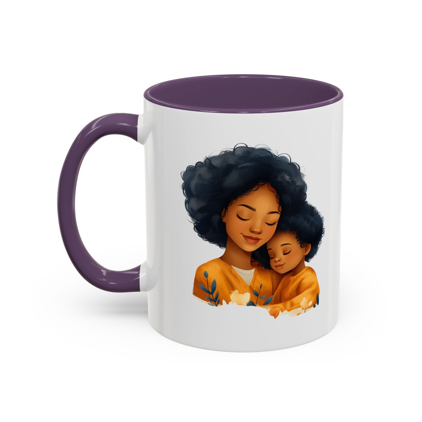 Warm Embrace Coffee Mug - Celebrating Love, Mom Gift, Unique Artwork, Cozy Home Decor, Perfect for Mother's Day, Tea Lover