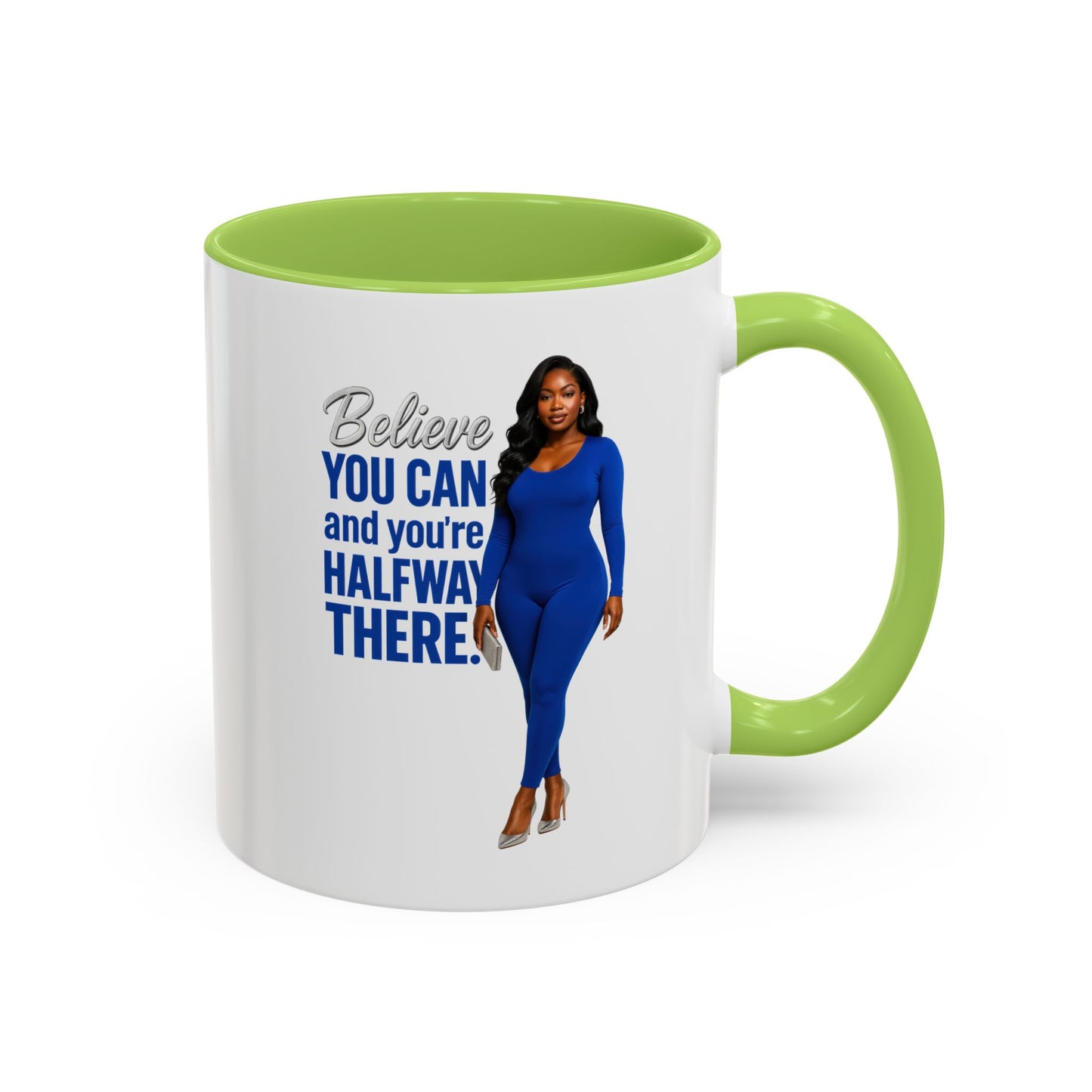 Motivational Coffee Mug, Believe You Can Inspirational Mug, Office Gift, Birthday Gift, Self-Empowerment Mug, Positive Vibes, Fun Quote Cup