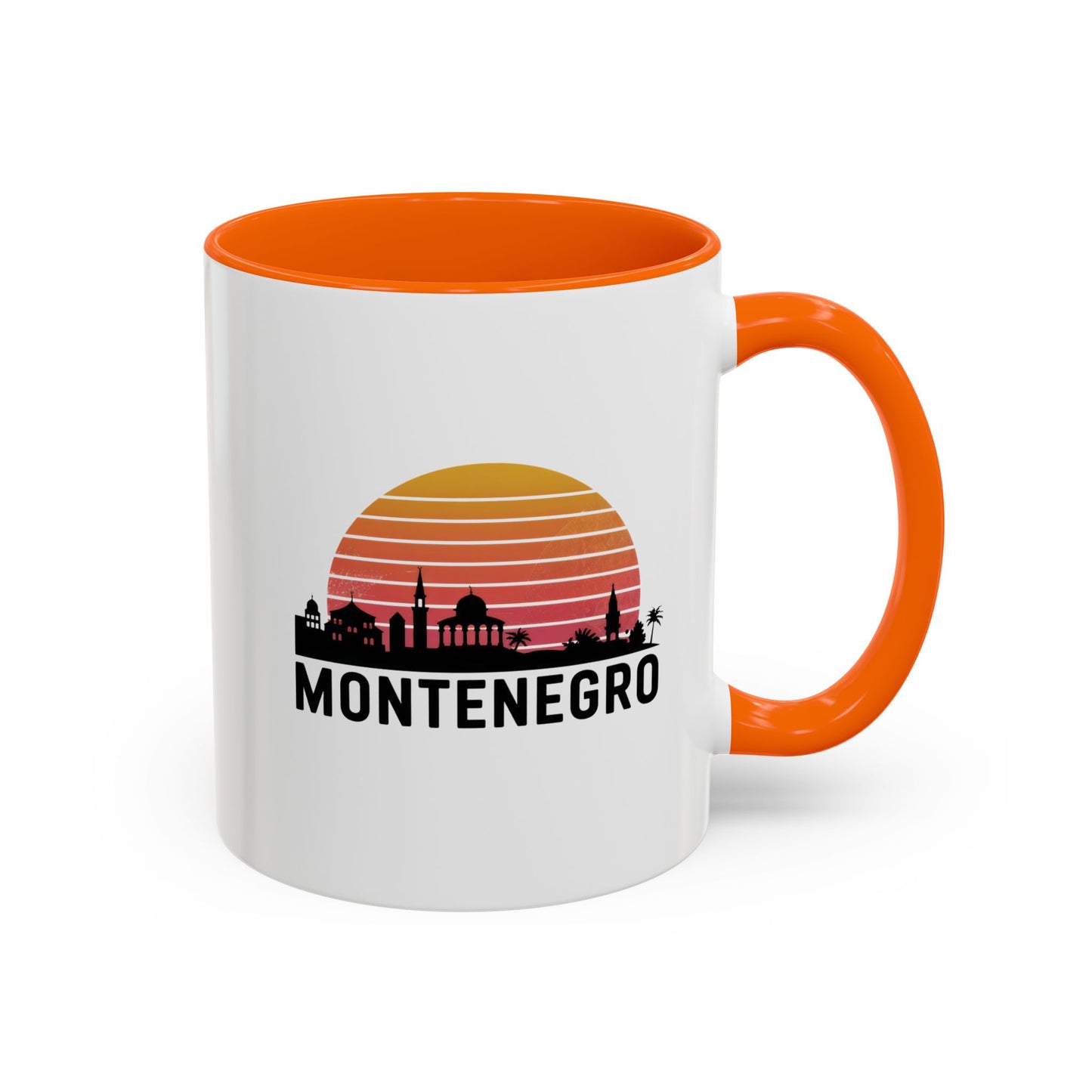 Montenegro Sunset Coffee Mug, Unique Black Accent Mug, Gift for Coffee Lovers, Travel Mug, Home Decor, Souvenir