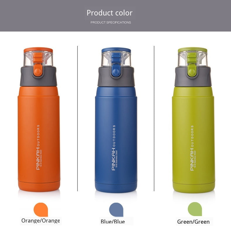 Thermos cup Portable Straight-Fit Sports Glass