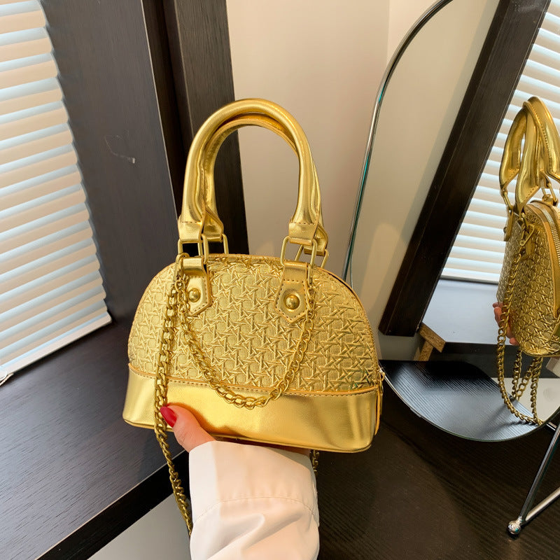 Women's Fashion All-matching Embossed Shoulder Crossbody Bag