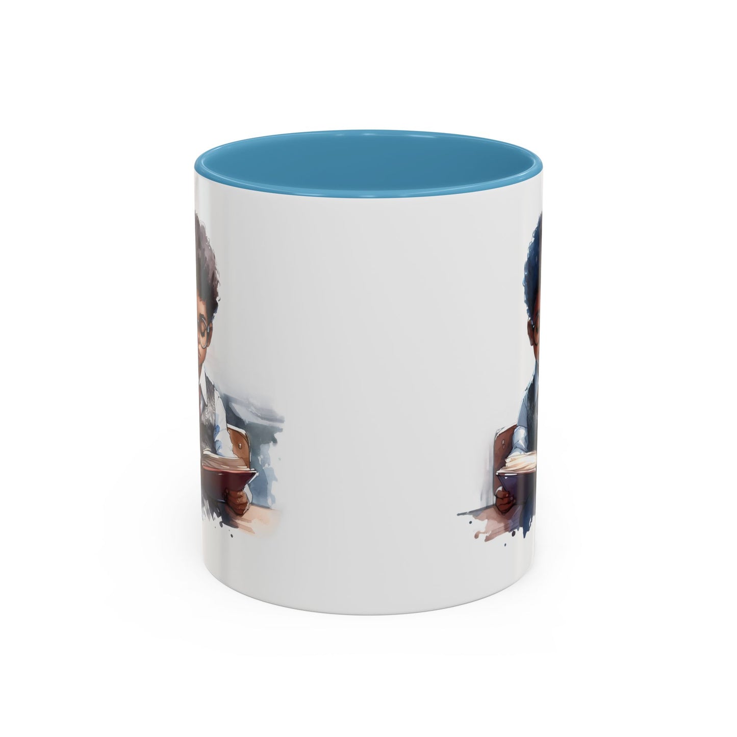 Whimsical Character Coffee Mug, Inspirational Mug, Gift for Readers, Unique Art Mug, Personalized Coffee Cup