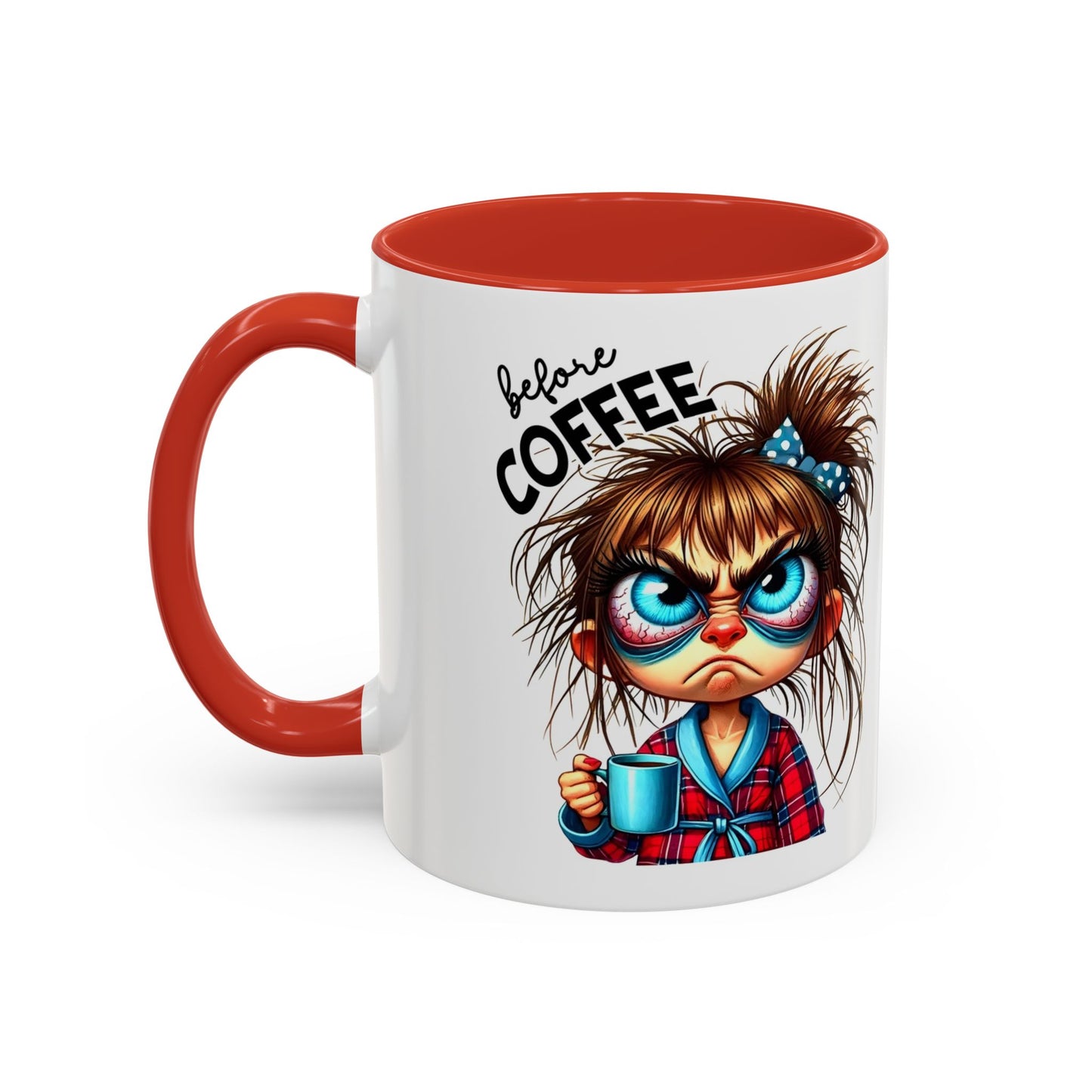 Cute Caffeinated Coffee Mug, Fun Gift for Coffee Lovers, Cute Mug for Home Office, Perfect for Birthdays, Holidays, Relaxation