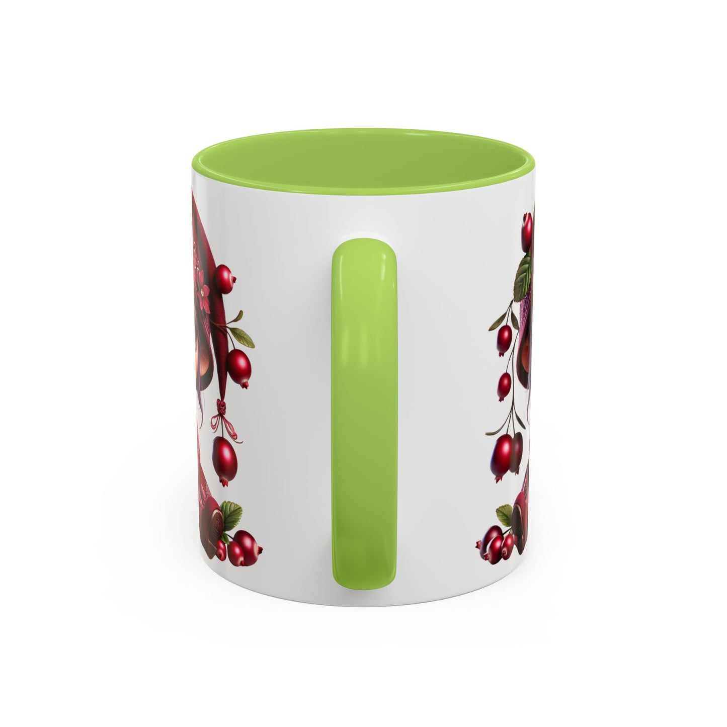 Cute Cherry Character Coffee Mug - 11oz & 15oz, Perfect for Cozy Mornings