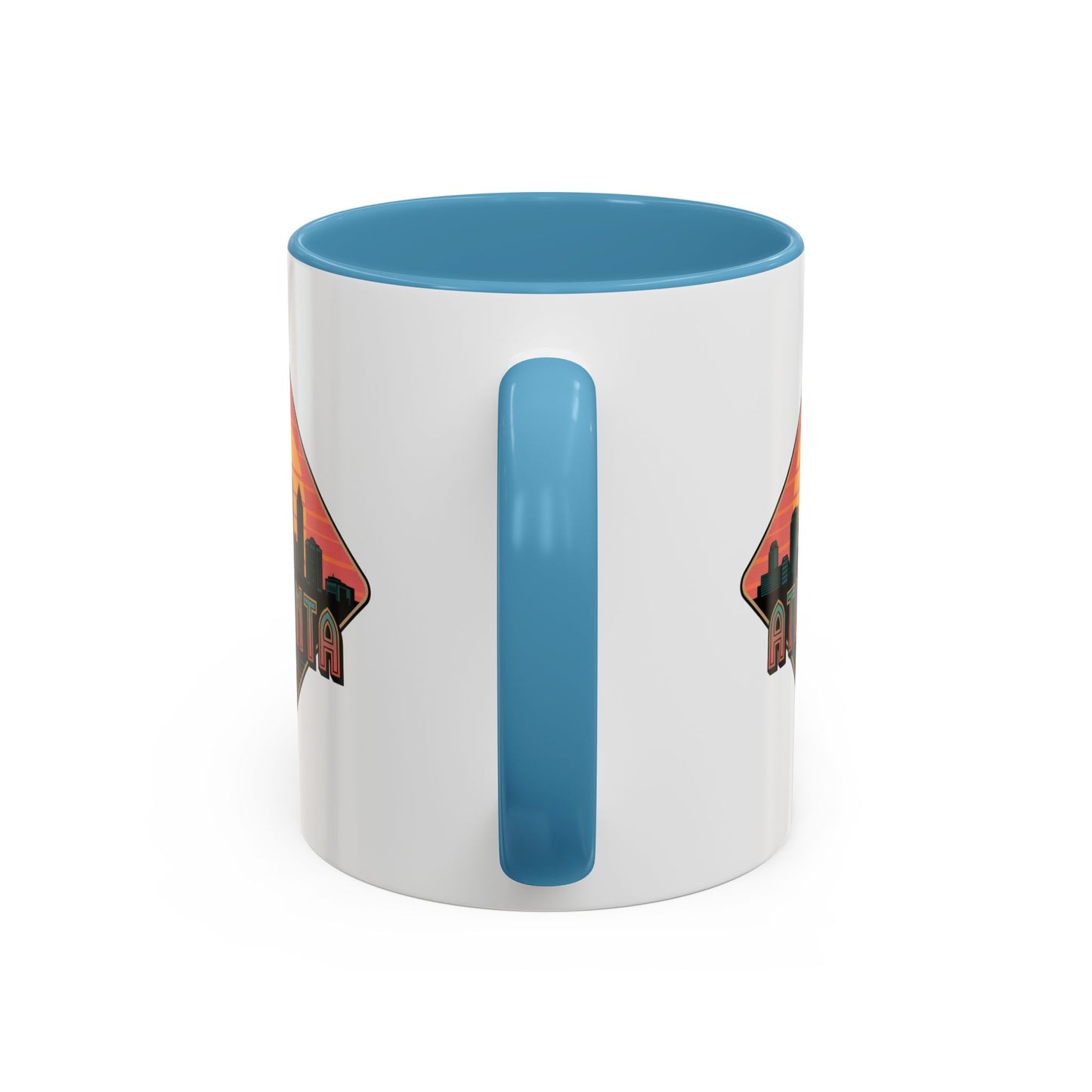 Atlanta Skyline Accent Coffee Mug, Unique Gift for Coffee Lovers, Home Decor, Travel Souvenir, Urban Style Mug