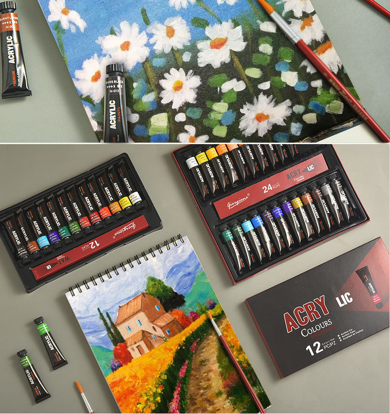 12ml/24-Color Painting Acrylic Set
