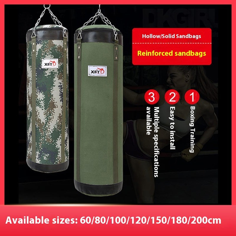 Canvas Hanging Boxing Sandbag Training Equipment