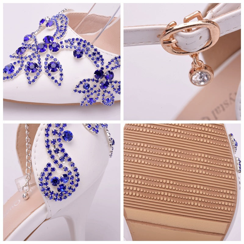 Large Size Pointed Buckle Stiletto Heel High Heels