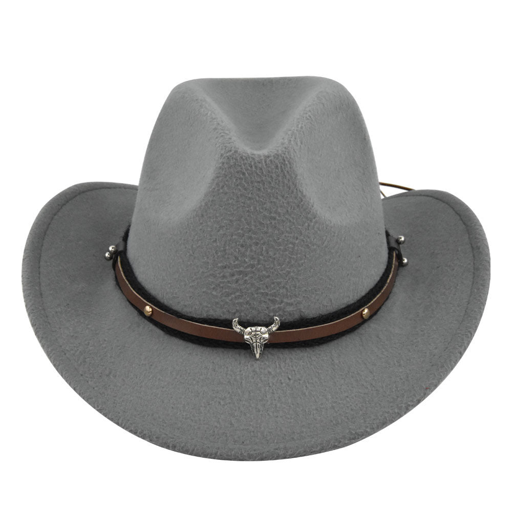 Cowhead Western Cowboy Hat Cornice