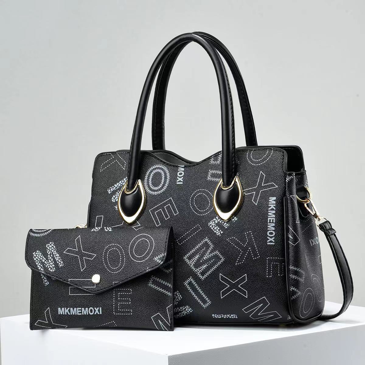 Elegant Letter Large Capacity Shoulder Crossbody Portable Tote Bag Store Hive UNIjuntos