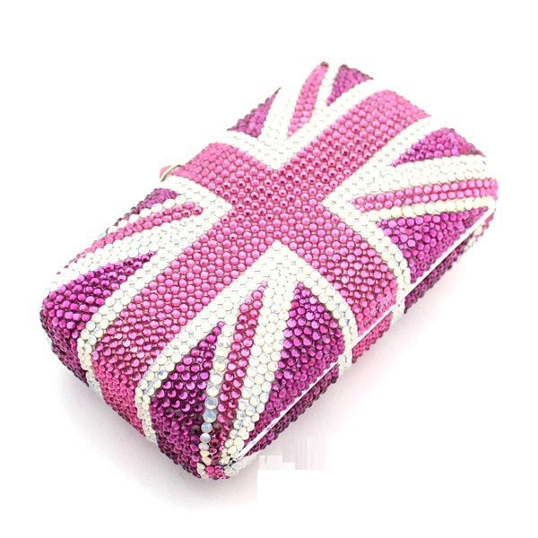 Mini Chain Banquet Luxury Full Diamond Clutch Bag