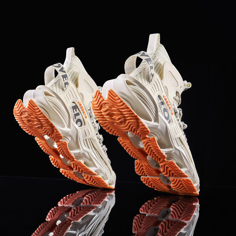 Hommes Chaussures à semelles Épaisses de Hauteur Augmenter Chaussures Hommes À La Mode de Basket-Ball Sneakers