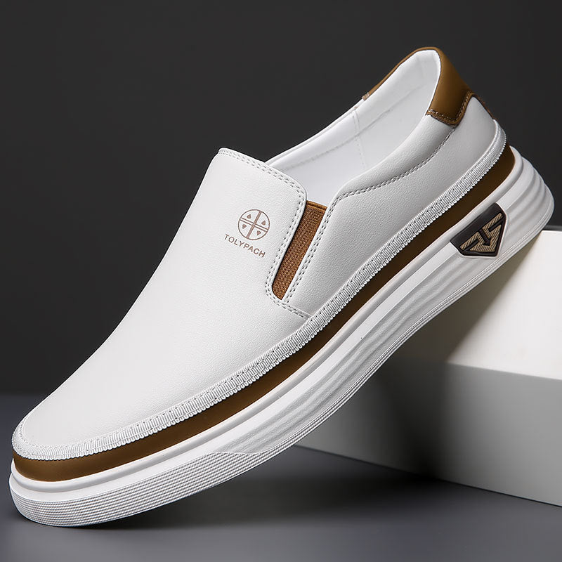 Lazy Slip On Men's Casual Leather Shoes