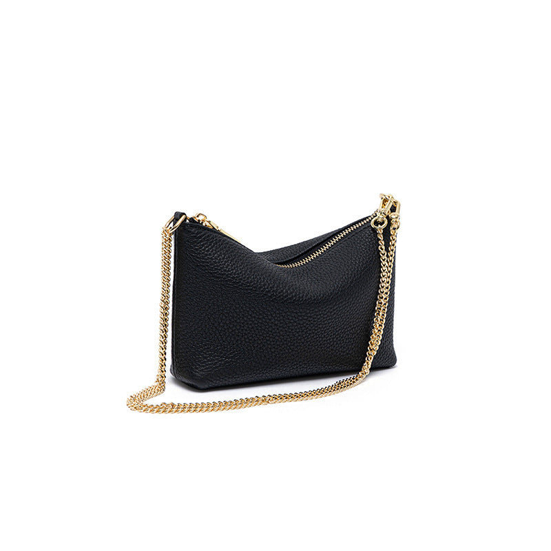 New First Layer Lychee Pattern Bag For Women