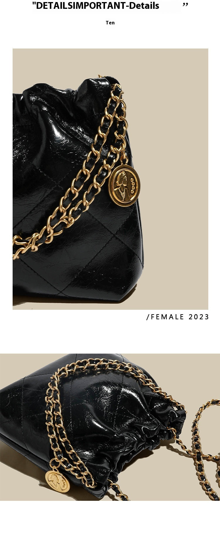 Special-interest Design Rhombus Bucket Tote Bag JFA UNIjuntos Entreprise