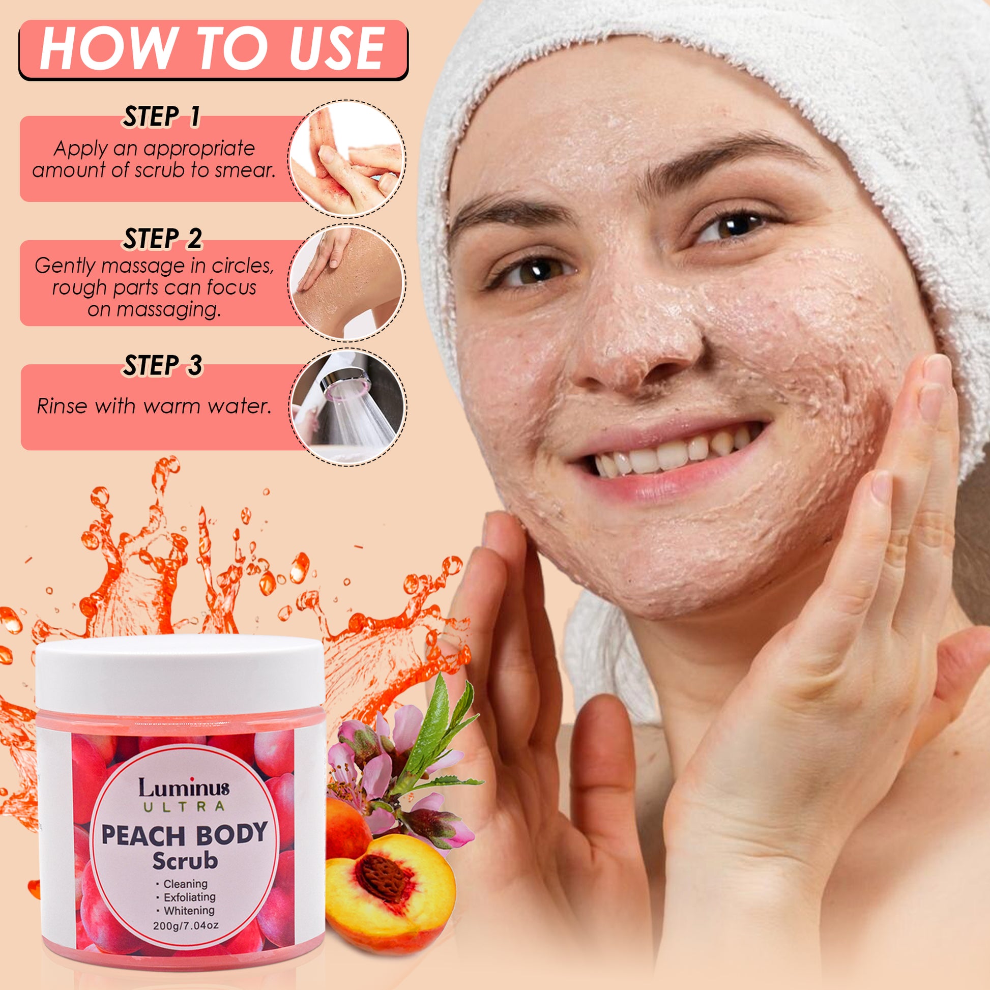 Peach Body Scrub-5