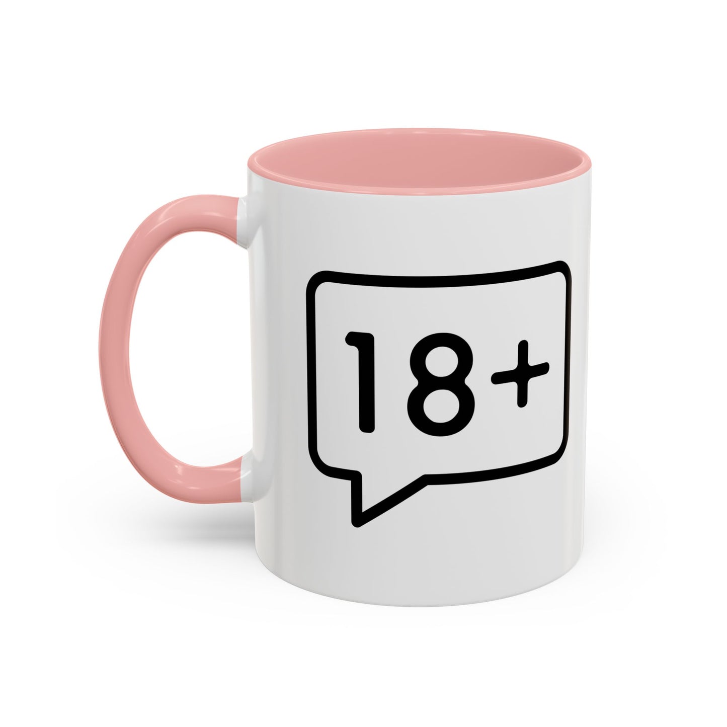 Adult-Only Accent Coffee Mug | Fun 18+ Design, Gift for Coffee Lovers, Unique Housewarming Gift, Perfect for Birthdays, Funny Office Mug