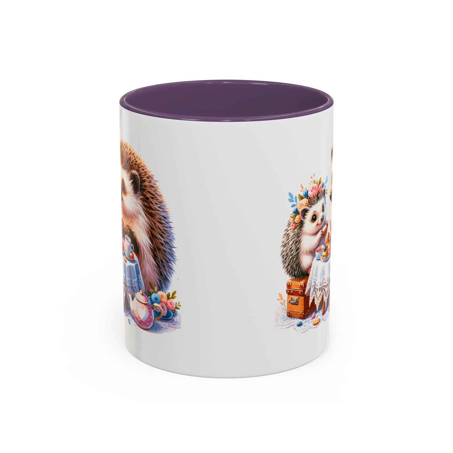 Adorable Hedgehog Accent Coffee Mug - Cute Animal Lover Gift, Nature Coffee Cup, Home & Kitchen Decor, Perfect for Friends & Family