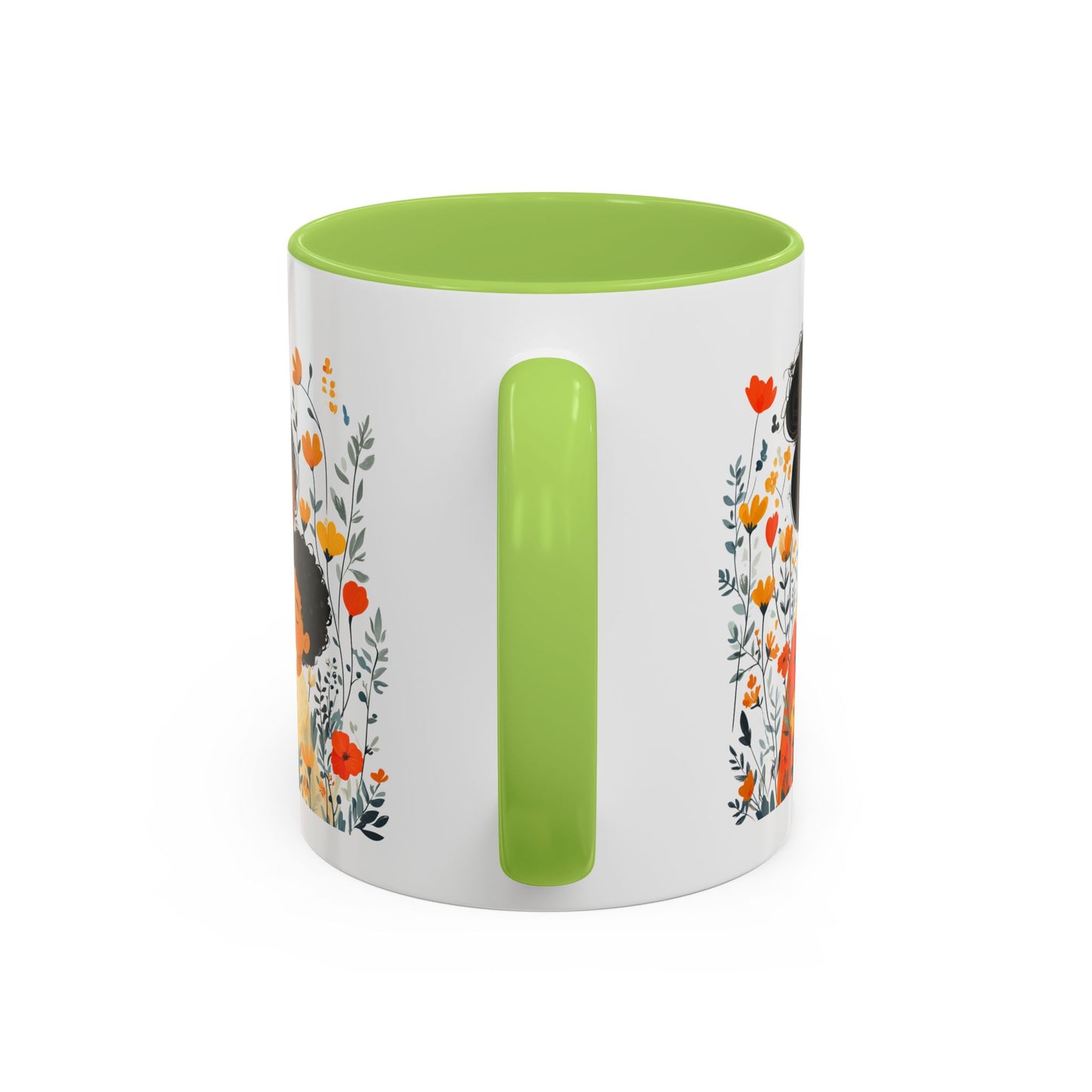 Floral Mama & Child Coffee Mug - Perfect for Mother's Day, Gift for Mom, Family Time, Cute Drinkware, Wellness, Friendship